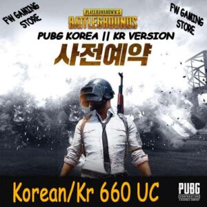 korean pubg 660 uc